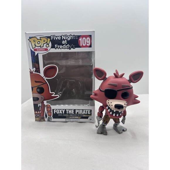 Foxy The Pirate in Box‎ Five Nights at Freddys Funko Pop Figurine - Picture 1 of 7